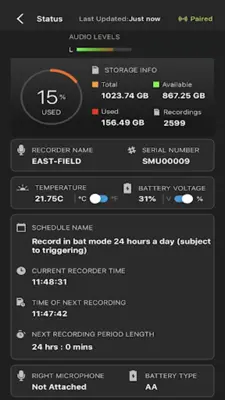 Song Meter Configurator android App screenshot 12